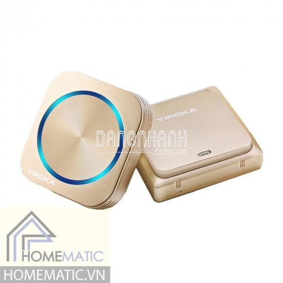 CHUÔNG KHÔNG DÂY, KHÔNG DÙNG PIN NÚT BẤM TO YIROKA DQ-688