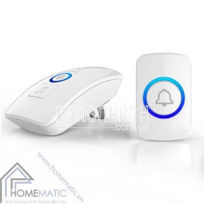 CHUÔNG KHÔNG DÂY NÚT BẤM NHỎ KENRUI KR-M525