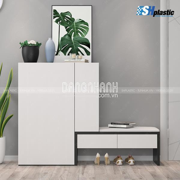 TỦ GIÀY NHỰA THÔNG MINH LIỀN GHẾ / SHPLASTIC TG31
