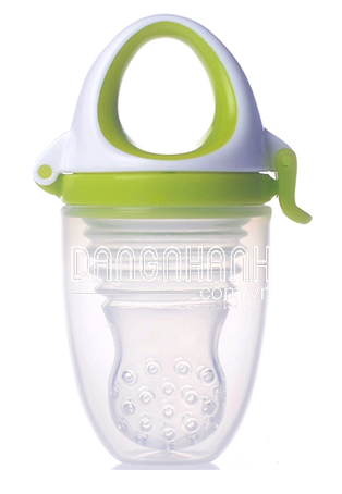 Túi nhai chống hóc Plus Kidsme cho bé 9 tháng (màu chanh size XL)