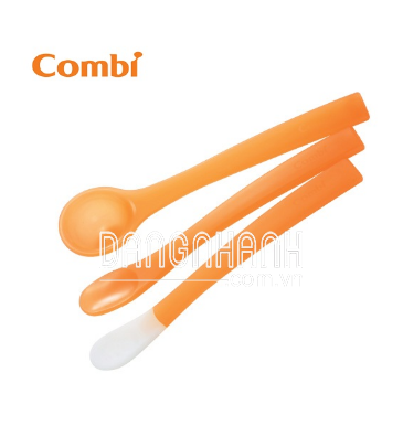 Bộ 3 thìa ăn uống Combi bằng nhựa