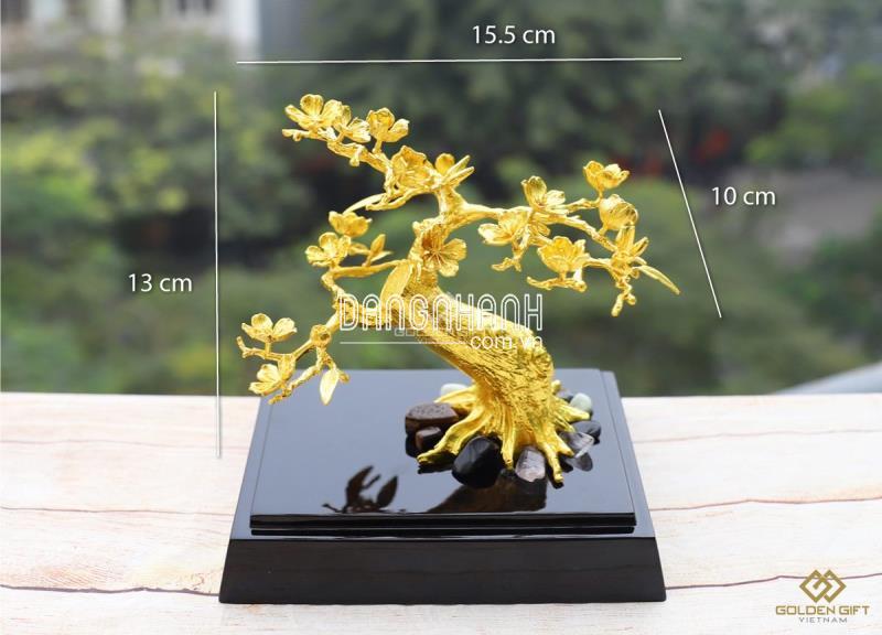 CÂY HOA ĐÀO BONSAI MẠ VÀNG