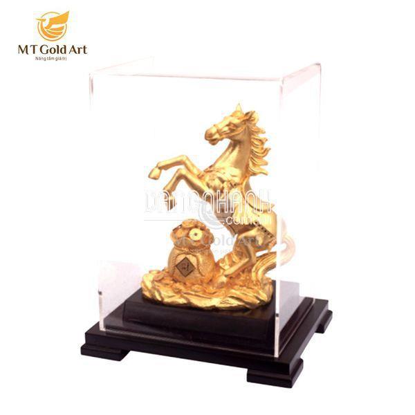Tượng ngựa chiến thắng (14x17x22cm)