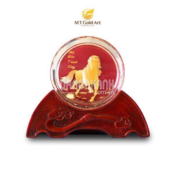 Chặn giấy ngựa mã đáo thành công (không đế)