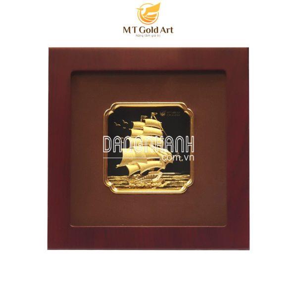 Tranh thuyền thuận buồm xuôi gió (24x24cm)