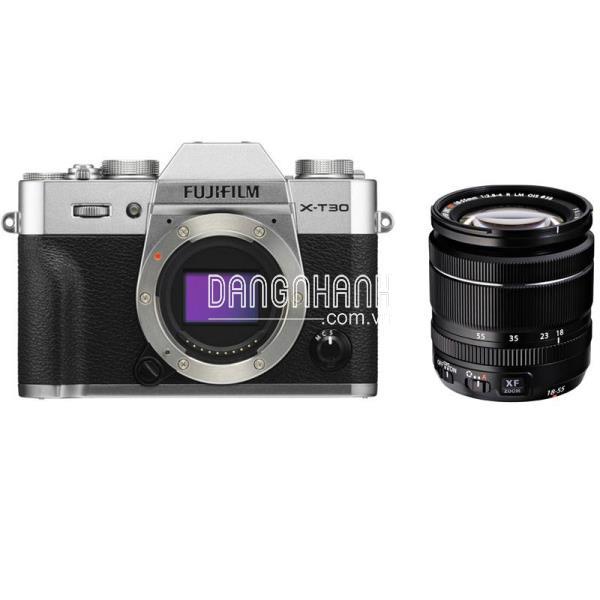 MÁY ẢNH FUJIFILM X-T30 KIT XF18-55 F2.8-4 R LM OIS (BẠC)