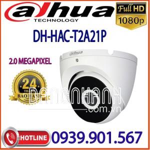 Camera Dome HDCVI hồng ngoại 2.0 Megapixel DAHUA HAC-T2A21P
