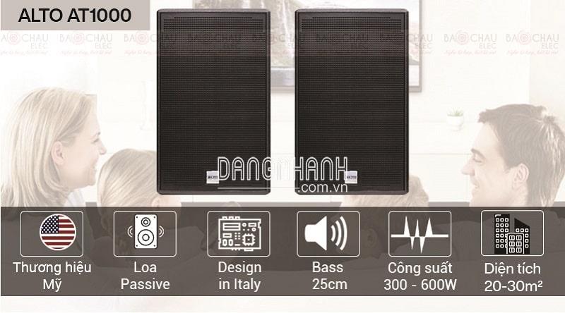 Loa karaoke Alto AT1000 (full bass 25cm)
