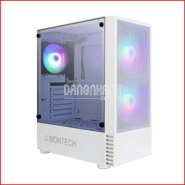 Case Máy Tính Montech X2 Mesh (Black/ White Tặng 3 Fan RGB)