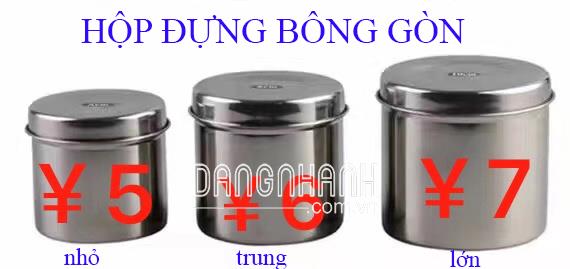 HỘP ĐỰNG BÔNG GÒN