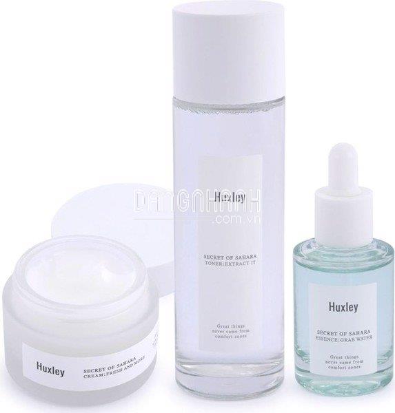 Bộ 3 sản phẩm dưỡng ẩm huxley hydration trio