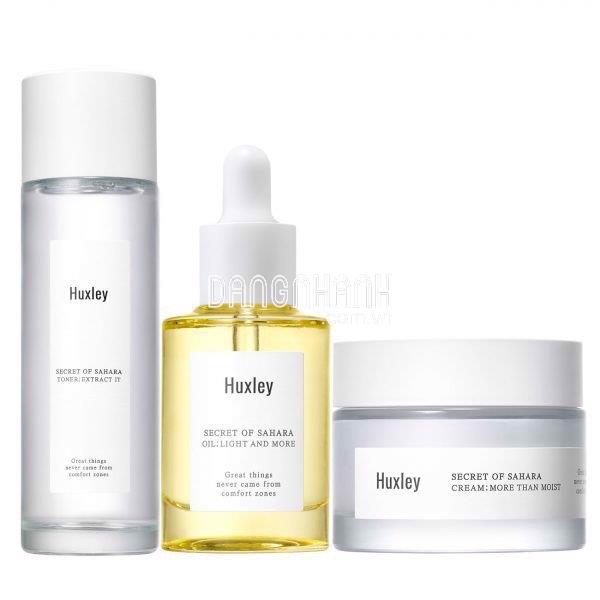 Bộ 3 sản phẩm dưỡng ẩm tối ưu huxley extra moisture trio