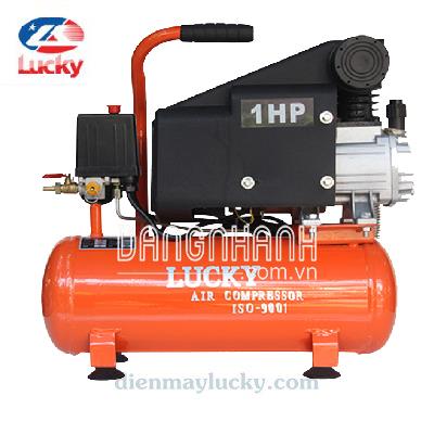 Máy nén khí mini gia đình có dầu 1HP Lucky 9 Lít