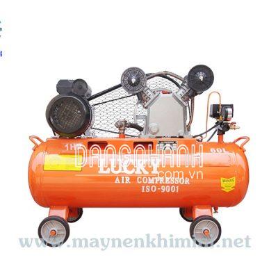 Máy bơm hơi Lucky 60 Lít 1 HP dây đồng