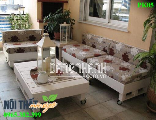 Bàn ghế phòng khách PK05 đẹp tinh tế, sang trọng