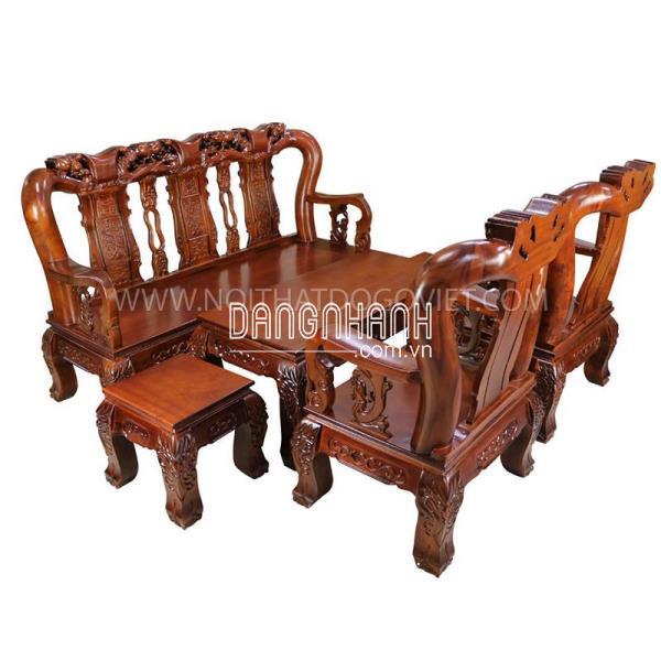 Bộ Bàn Ghế Phòng Khách Gia Đình Xoan Đào Tay 12 6 Món Đẹp Giá Rẻ