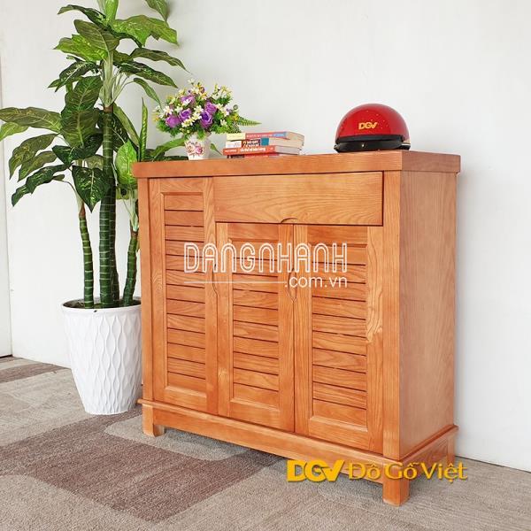 Tủ Đựng Giày Dép Gỗ Sồi Nga 3 Cánh Hiện Đại Đẹp Giá Tốt