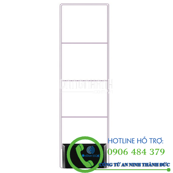 Cổng từ an ninh mono PG127RF