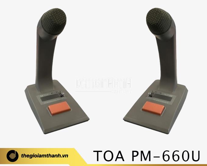 Micro thông báo để bàn TOA PM-660U