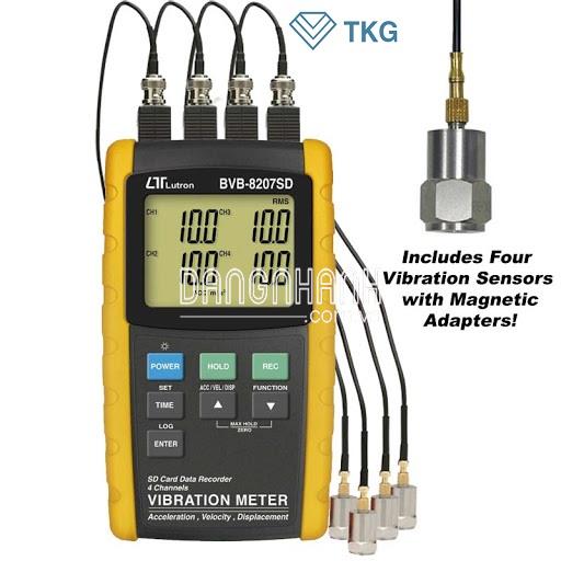Máy đo độ rung 4 kênh Lutron BVB-8207SD
