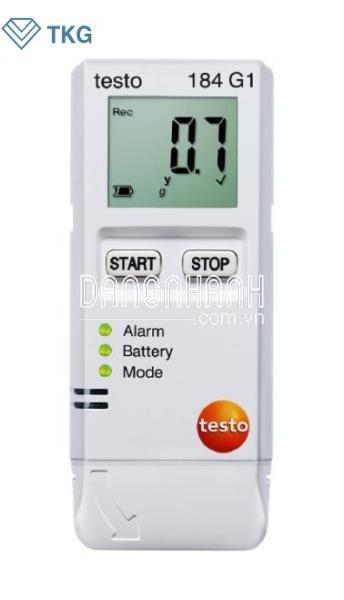 Máy đo ghi nhiệt độ, độ ẩm, độ shock testo 184 G1 (-20 đến +70°C, 0 đến 100 %rH, 0 đến 27g)