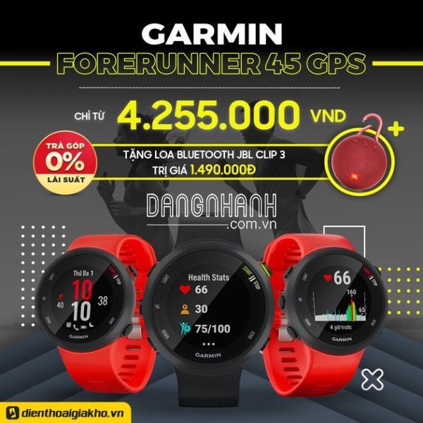 Garmin Watch Forerunner 45 GPS Chính Hãng 