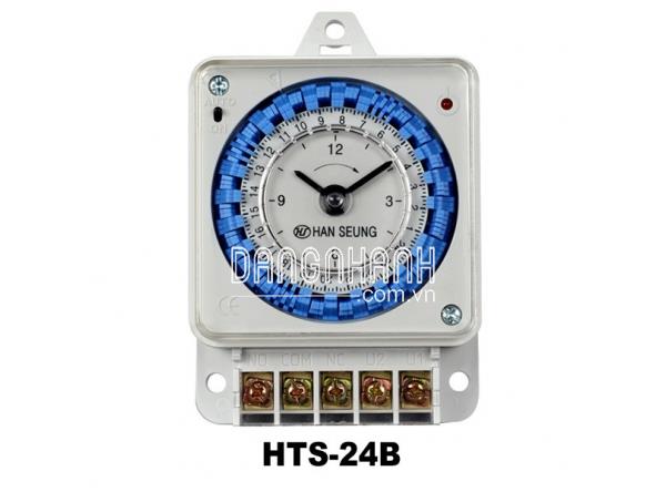 HTS-24BB- THIẾT BỊ HẸN GIỜ DẠNG CƠ, CHƯƠNG TRÌNH HẰNG NGÀY, 144 PHÂN ĐOẠN