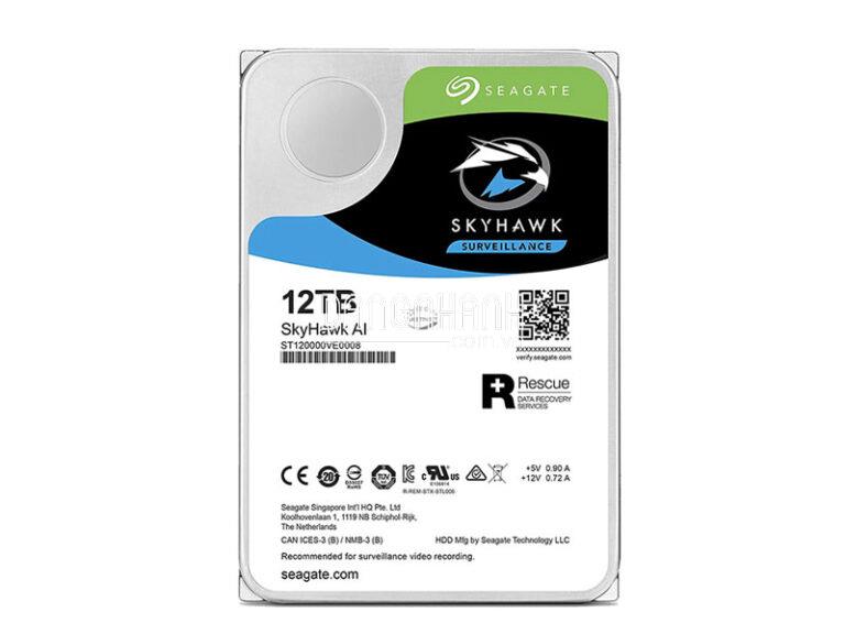 Ổ cứng 8TB Seagate Skyhawk ST8000VX004 – Ổ cứng HDD chuyên dụng cho đầu ghi Camera