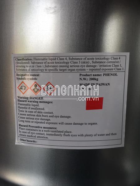 Phenol C6H5OH Đài loan