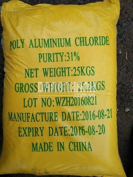 PAC bột 30%, 31% (Poly Aluminium Chloride), 25kg/bao