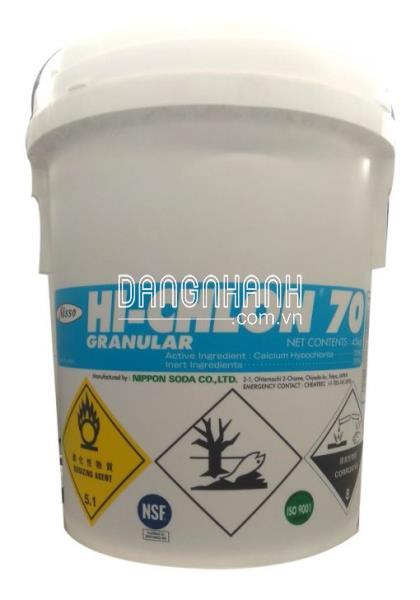 Chlorine Hi-Chlon 70% Nhật, thùng 45 kg