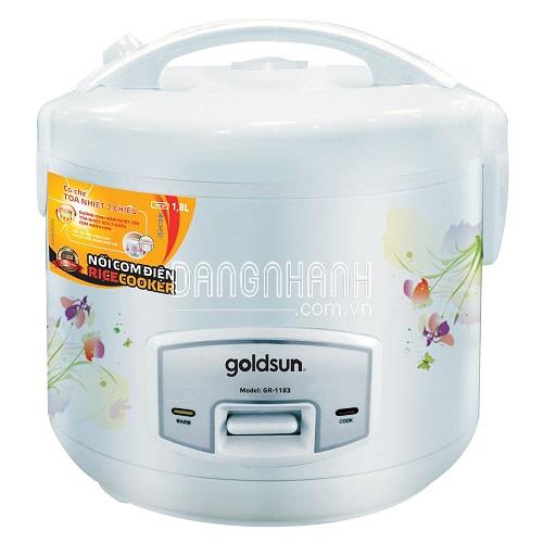 NỒI CƠM ĐIỆN CƠ 1.8L GOLDSUN GR-1183(W)