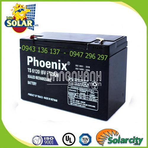 ẮC QUY PHOENIX 6V- 12AH (TS6120) cho xe điện trẻ em