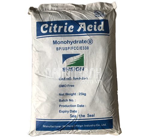 C6H8O7 – ACID CITRIC 99% – TRUNG QUỐC