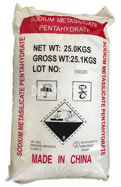 NA2SIO3 – SODIUM METASILICATE PENTAHYDRATE (BỘT SILICATE) – TRUNG QUỐC