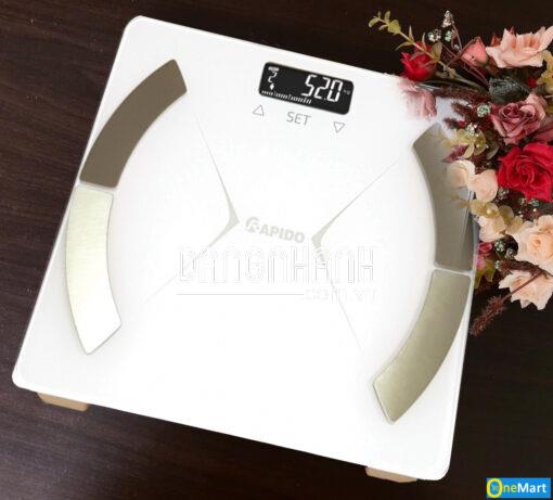 Cân sức khỏe điện tử Rapido RSF01 phân tích chỉ số cơ thể