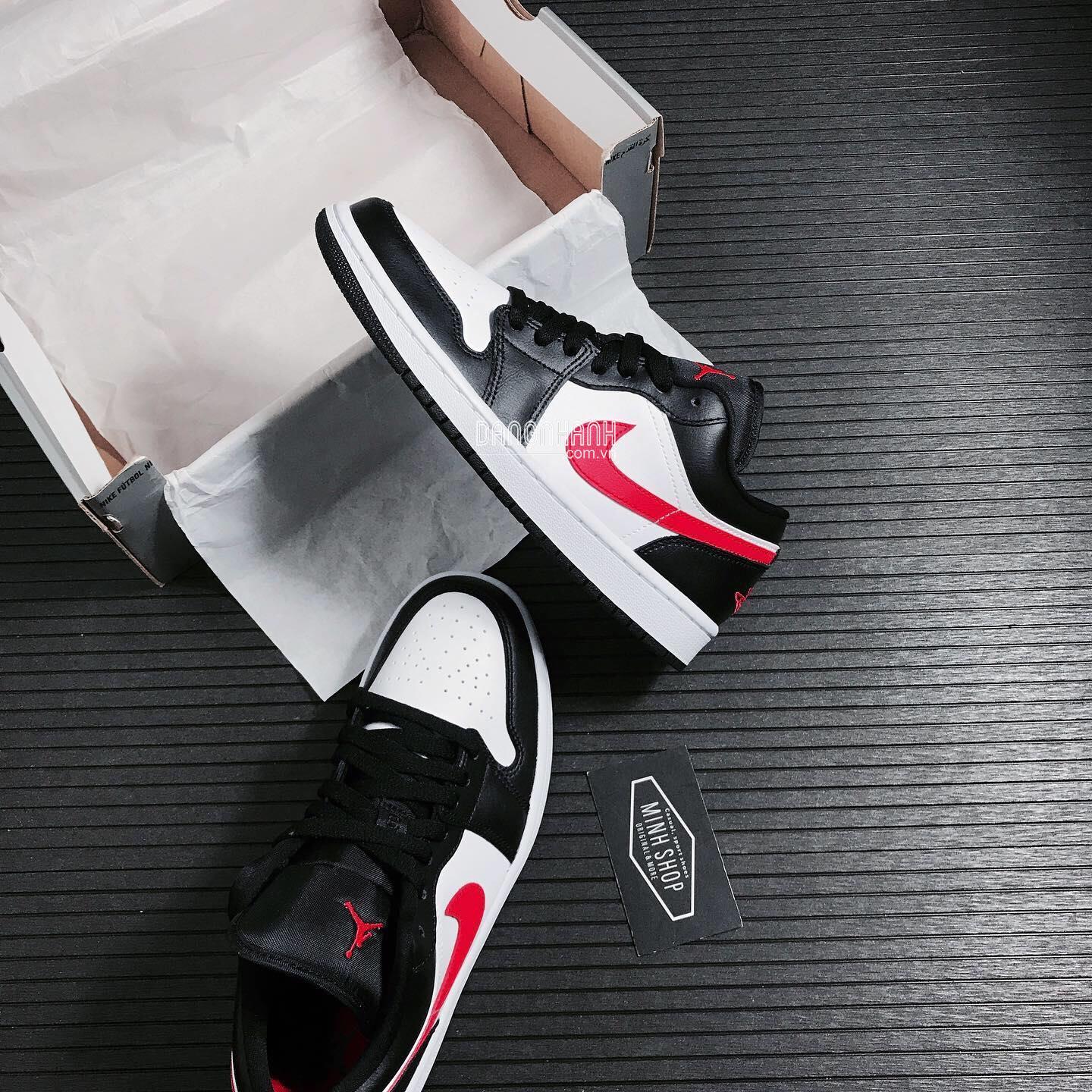  TK HÀNG CHÍNH HÃNG NIKE AIR JORDAN 1 LOW SIREN RED [O] 2021** [DC0774 004]