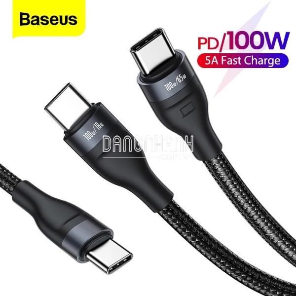 Cáp sạc nhanh 2 đầu Type C to Dual Type C Baseus Flash Series 100W (Type C to Type C x2 , One-for-two, Power delivery Fast Charging Data Cable)