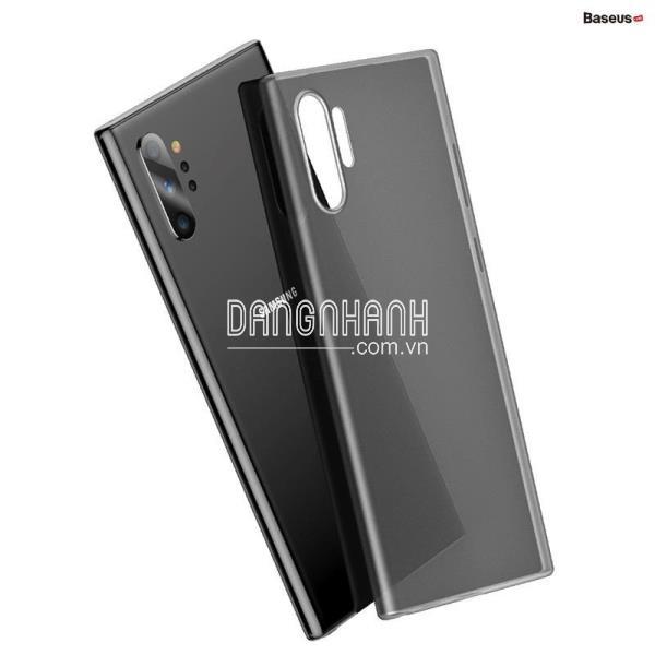 Ốp lưng siêu mỏng, chống bám vân tay Baseus Wing Case cho Samsung Note10/10 Plus ( 0.4mm Ultra Thin Hard Plastic Wing Case)