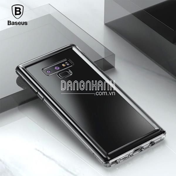 Ốp lưng túi khí chống Siêu chống sốc và va đập Baseus Safety Airbags cho Samsung Galaxy Note 9 ( TPU Soft Silicone, Military Level Anti Knock Case)