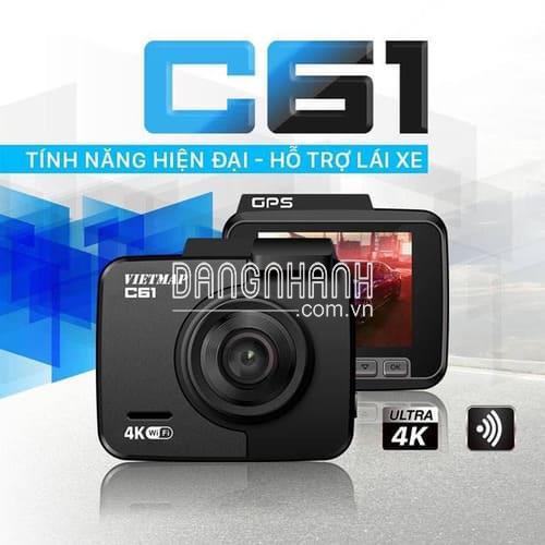 CAMERA HÀNH TRÌNH Ô TÔ VIETMAP C61 - GHI HÌNH VÀ CẢNH BÁO GIAO THÔNG