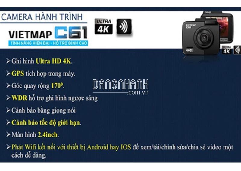 CAMERA HÀNH TRÌNH Ô TÔ VIETMAP C6 - THIẾT BỊ GHI HÌNH