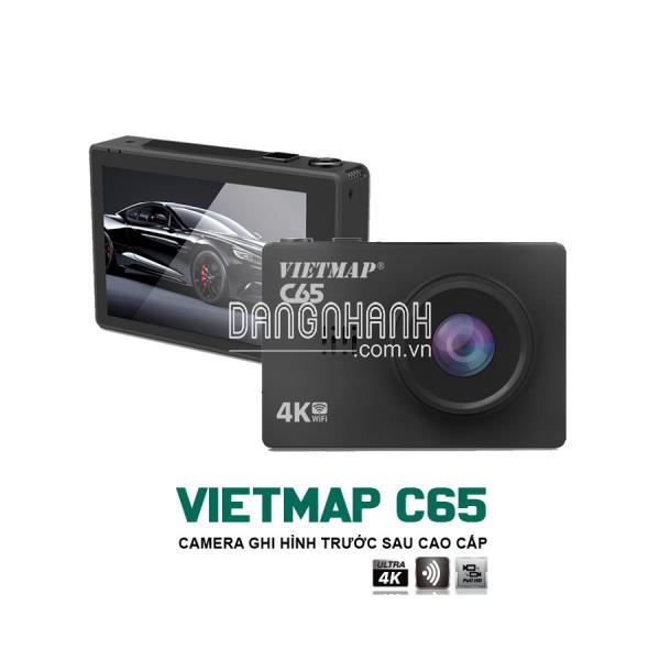 CAMERA HÀNH TRÌNH XE HƠI VIETMAP C65 CẢM ỨNG GHI HÌNH TRƯỚC SAU + CẢNH BÁO BẰNG GIỌNG NÓI