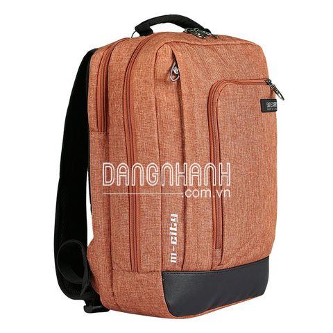 Balo Laptop SimpleCarry M-City i14 - Brown