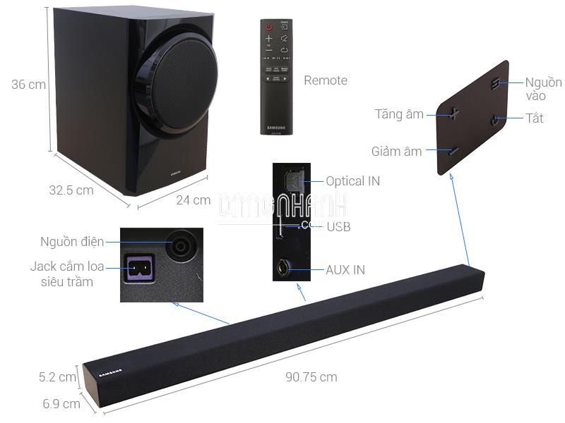 Loa SoundBar Samsung HW-K350/XV