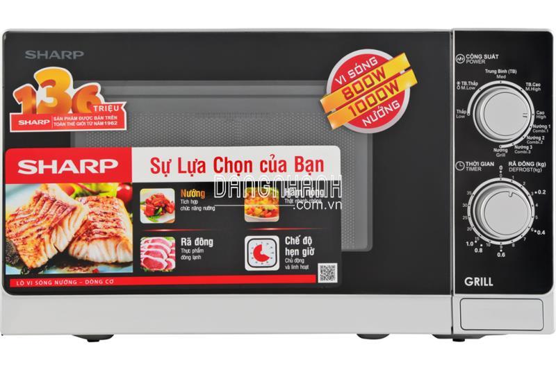 Lò vi sóng Sharp có nướng 20 lít R-G222VN-S