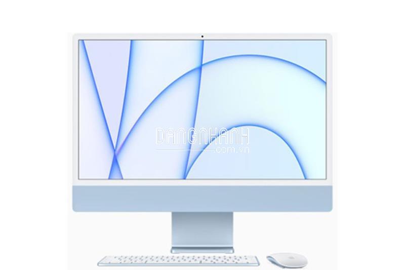 Máy tính để bàn Apple iMac M1 2021 8GPU 256GB MGPK3SA/A (Apple M1/8GB RAM/256GB SSD/24" 4.5K/8-core GPU/MacOS/Xanh Dương) - Hàng chính hãng