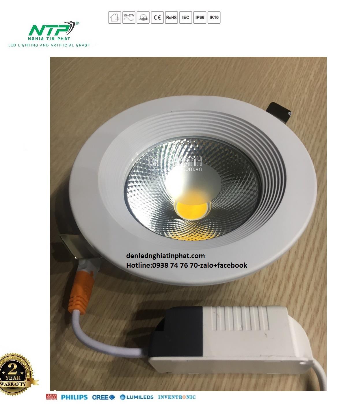 DOWNLIGHT ÂM TRẦN COB 10W