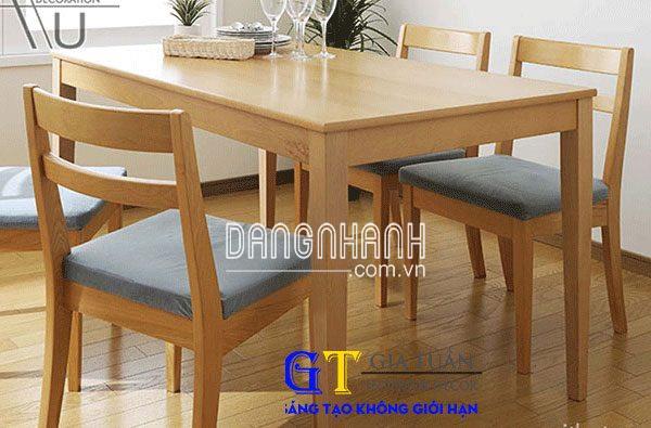 Bàn Ghế Ăn Tròn Gỗ Sồi Mỹ-GT16