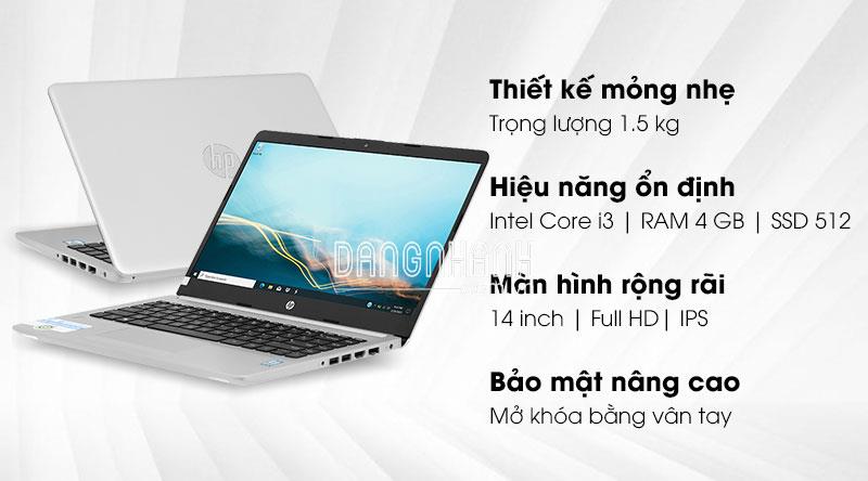 Laptop HP 348 G7 i3 8130U/4GB/512GB/Win10 (1A0Z1PA) HP348G7-1A0Z1PA